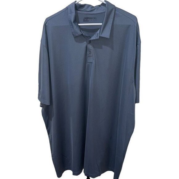 Nike Golf Dri-Fit Grey Polo Embroidered - Size 3XL - Picture 1 of 9